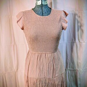 Women's Blu Pepper 3-tiered Ruche Dress